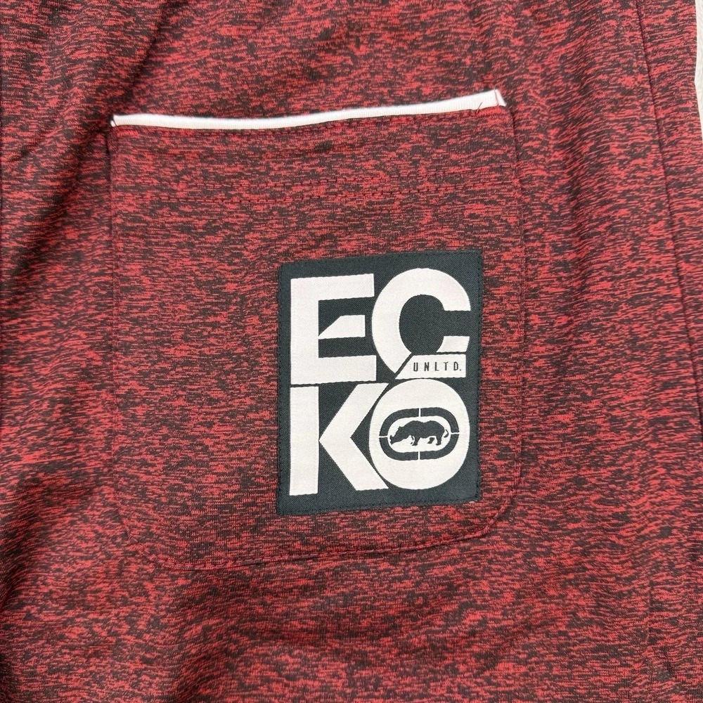 Ecko Unltd Shorts Mens True Red Flyknit Athletic Gym Workout Casual Size XL‎ - Picture 9 of 9